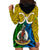 Vanuatu Malampa Province Hoodie Dress Pig Tusk Mix Maori Pattern and Namele Leaf LT03 - Polynesian Pride