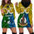 Vanuatu Malampa Province Hoodie Dress Pig Tusk Mix Maori Pattern and Namele Leaf LT03 - Polynesian Pride