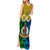 Vanuatu Malampa Province Tank Maxi Dress Pig Tusk Mix Maori Pattern and Namele Leaf LT03 - Polynesian Pride