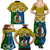 Personalised Vanuatu Malampa Province Family Matching Summer Maxi Dress and Hawaiian Shirt Pig Tusk Mix Maori Pattern and Namele Leaf LT03 - Polynesian Pride