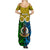 Personalised Vanuatu Malampa Province Family Matching Summer Maxi Dress and Hawaiian Shirt Pig Tusk Mix Maori Pattern and Namele Leaf LT03 - Polynesian Pride