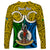 Personalised Vanuatu Malampa Province Long Sleeve Shirt Pig Tusk Mix Maori Pattern and Namele Leaf LT03 - Polynesian Pride