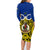 Vanuatu Torba Province Family Matching Long Sleeve Bodycon Dress and Hawaiian Shirt Pig Tusk Mix Maori Pattern and Namele Leaf LT03 - Polynesian Pride