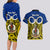 Personalised Vanuatu Torba Province Couples Matching Long Sleeve Bodycon Dress and Hawaiian Shirt Pig Tusk Mix Maori Pattern and Namele Leaf LT03 - Polynesian Pride