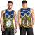 Personalised Vanuatu Torba Province Men Tank Top Pig Tusk Mix Maori Pattern and Namele Leaf LT03 - Polynesian Pride