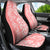 Hawaii Kauai Island Car Seat Cover Hibiscus Pattern Seamless Tribal Simple Pink Pastel LT03 - Polynesian Pride