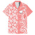 Hawaii Kauai Island Hawaiian Shirt Hibiscus Pattern Seamless Tribal Simple Pink Pastel LT03 Pink - Polynesian Pride