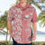 Hawaii Kauai Island Hawaiian Shirt Hibiscus Pattern Seamless Tribal Simple Pink Pastel LT03 - Polynesian Pride