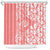 Hawaii Kauai Island Shower Curtain Hibiscus Pattern Seamless Tribal Simple Pink Pastel LT03 Pink - Polynesian Pride