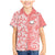 Custom Hawaii Kauai Island Family Matching Mermaid Dress and Hawaiian Shirt Hibiscus Pattern Seamless Tribal Simple Pink Pastel LT03 Son's Shirt Pink - Polynesian Pride