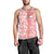 Custom Hawaii Kauai Island Men Tank Top Hibiscus Pattern Seamless Tribal Simple Pink Pastel LT03 - Polynesian Pride