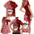 Mele Kalikimaka Hawaii Christmas Family Matching Short Sleeve Bodycon Dress and Hawaiian Shirt Santa Claus Kakau Tribal Mix Polynesia Tattoo LT03 - Polynesian Pride