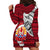 French Polynesia Christmas Hoodie Dress Santa Hold Seal with Polynesian Tribal Tattoo LT03 - Polynesian Pride