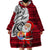 French Polynesia Christmas Wearable Blanket Hoodie Santa Hold Seal with Polynesian Tribal Tattoo LT03 - Polynesian Pride