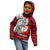 Custom French Polynesia Christmas Kid Hoodie Santa Hold Seal with Polynesian Tribal Tattoo LT03 - Polynesian Pride