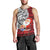 Custom French Polynesia Christmas Men Tank Top Santa Hold Seal with Polynesian Tribal Tattoo LT03 - Polynesian Pride