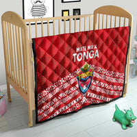 Mate Ma'a Tonga Quilt Double White Dove and Kupesi Ngatu Art Tattoo LT03 - Polynesian Pride