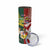 Custom Mate Ma'a Tonga and Australia Kangaroo Skinny Tumbler Nation Seal with Mascot Aboriginal and Tongan Kupesi Ngatu Art