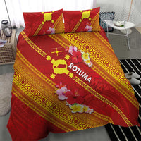 Rotuma Island Bedding Set Fijian Tapa with Polynesian Art and Hibiscus LT03 - Polynesian Pride
