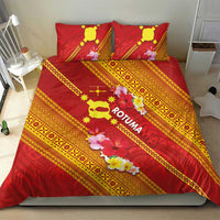 Rotuma Island Bedding Set Fijian Tapa with Polynesian Art and Hibiscus LT03 - Polynesian Pride