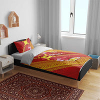 Rotuma Island Bedding Set Fijian Tapa with Polynesian Art and Hibiscus LT03 - Polynesian Pride