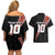 Custom New Zealand Rugby Couples Matching Off Shoulder Short Dress and Hawaiian Shirt Maori and Silver Fern Half Style