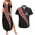 Custom New Zealand Rugby Couples Matching Summer Maxi Dress and Hawaiian Shirt Maori and Silver Fern Half Style