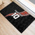 Custom New Zealand Rugby Rubber Doormat Maori and Silver Fern Half Style