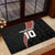 Custom New Zealand Rugby Rubber Doormat Maori and Silver Fern Half Style