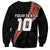 Custom New Zealand Rugby Sweatshirt Maori and Silver Fern Half Style