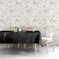 Custom New Zealand Rugby Tablecloth Maori and Silver Fern Half Style LT03 - Polynesian Pride