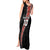 Custom New Zealand Rugby Tank Maxi Dress Maori and Silver Fern Half Style