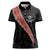 Custom New Zealand Rugby Women Polo Shirt Maori and Silver Fern Half Style