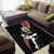 New Zealand Maori Warrior Rugby Area Rug Maori and Silver Fern Half Style