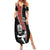 New Zealand Maori Warrior Rugby Family Matching Summer Maxi Dress and Hawaiian Shirt Maori and Silver Fern Half Style