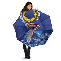 Hawaiian Sea Animals Umbrella Whales Shark and Turtle Guardians with Tribal Pattern LT03 - Polynesian Pride