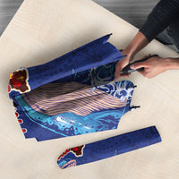 Hawaiian Sea Animals Umbrella Whales Shark and Turtle Guardians with Tribal Pattern LT03 - Polynesian Pride