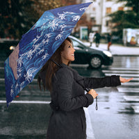 Hawaiian Sea Animals Umbrella Whales Shark and Turtle Guardians with Tribal Pattern LT03 - Polynesian Pride