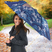 Hawaiian Sea Animals Umbrella Whales Shark and Turtle Guardians with Tribal Pattern LT03 - Polynesian Pride