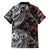 Hawaiian and Japanese Together Hawaiian Shirt Polynesian Triball Tattoo Koi Carps and Sakura