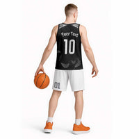 New Zealand Rugby Custom Basketball Jersey Aotearoa Armour Blacks Silver Ferns LT03 - Polynesian Pride