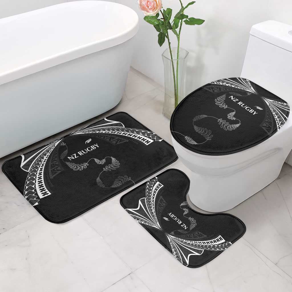 New Zealand Rugby Bathroom Set Aotearoa Armour Blacks Silver Ferns LT03 - Polynesian Pride