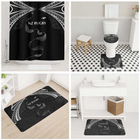 New Zealand Rugby Bathroom Set Aotearoa Armour Blacks Silver Ferns LT03 - Polynesian Pride