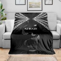New Zealand Rugby Blanket Aotearoa Armour Blacks Silver Ferns LT03 - Polynesian Pride