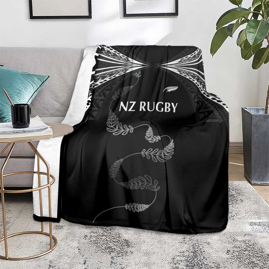 New Zealand Rugby Blanket Aotearoa Armour Blacks Silver Ferns LT03 - Polynesian Pride