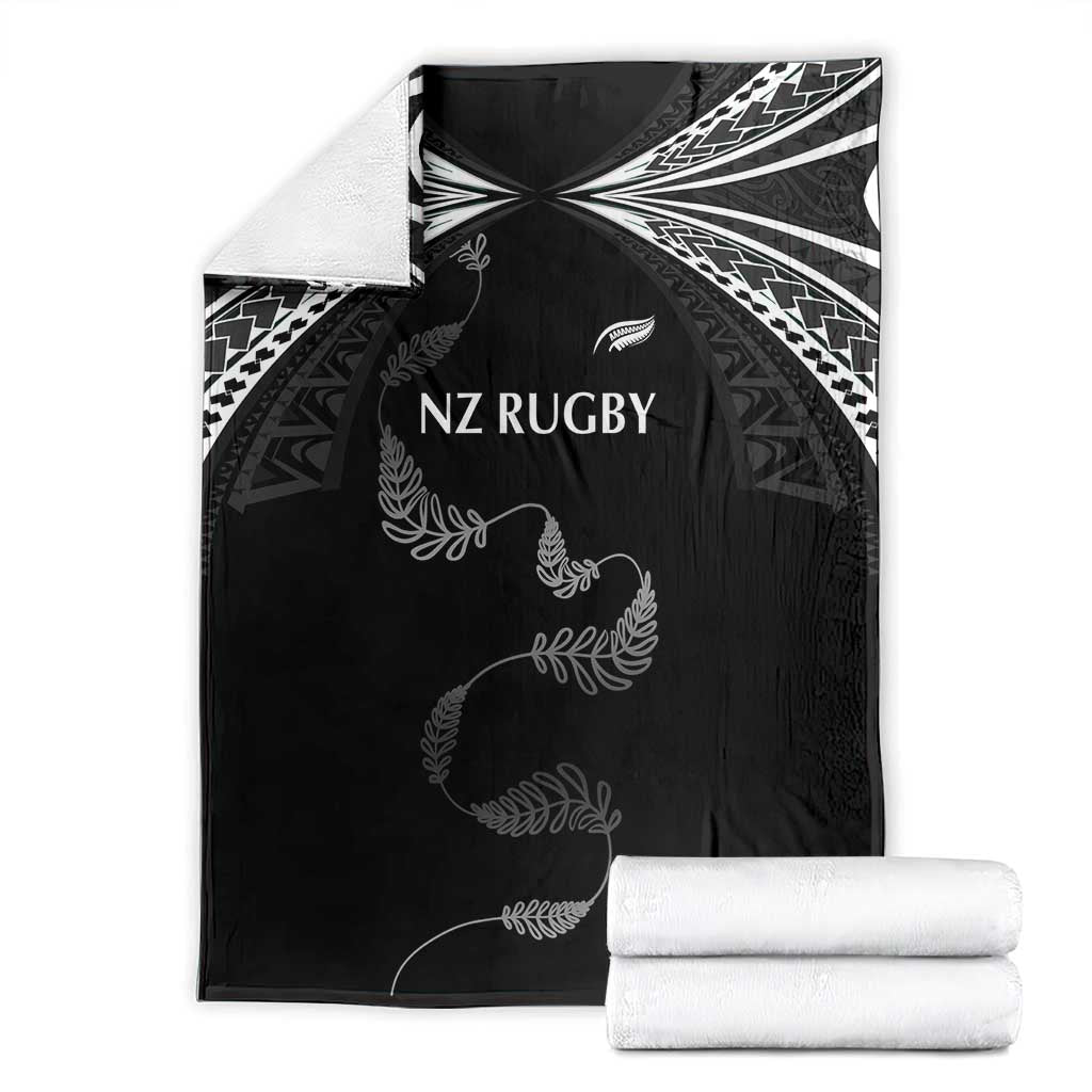 New Zealand Rugby Blanket Aotearoa Armour Blacks Silver Ferns LT03 - Polynesian Pride