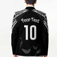 New Zealand Rugby Custom Blazer Aotearoa Armour Blacks Silver Ferns LT03 - Polynesian Pride