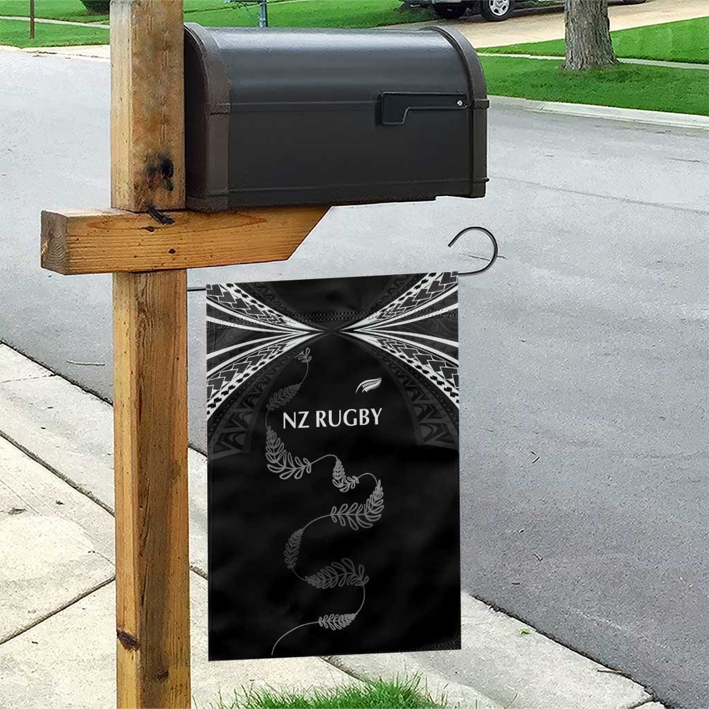 New Zealand Rugby Garden Flag Aotearoa Armour Blacks Silver Ferns LT03 - Polynesian Pride