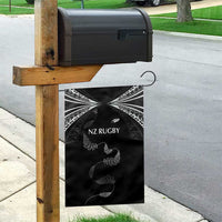 New Zealand Rugby Garden Flag Aotearoa Armour Blacks Silver Ferns LT03 - Polynesian Pride