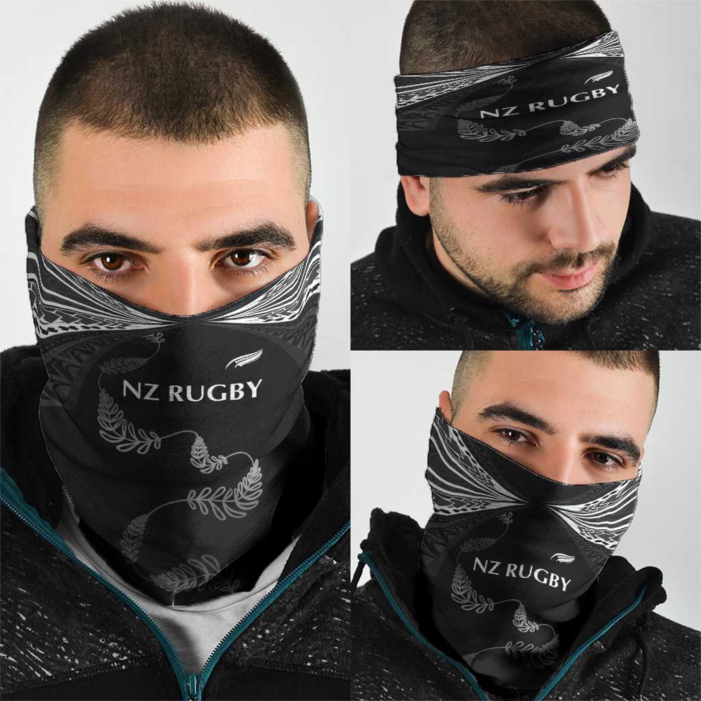 New Zealand Rugby Neck Gaiter Aotearoa Armour Blacks Silver Ferns LT03 - Polynesian Pride